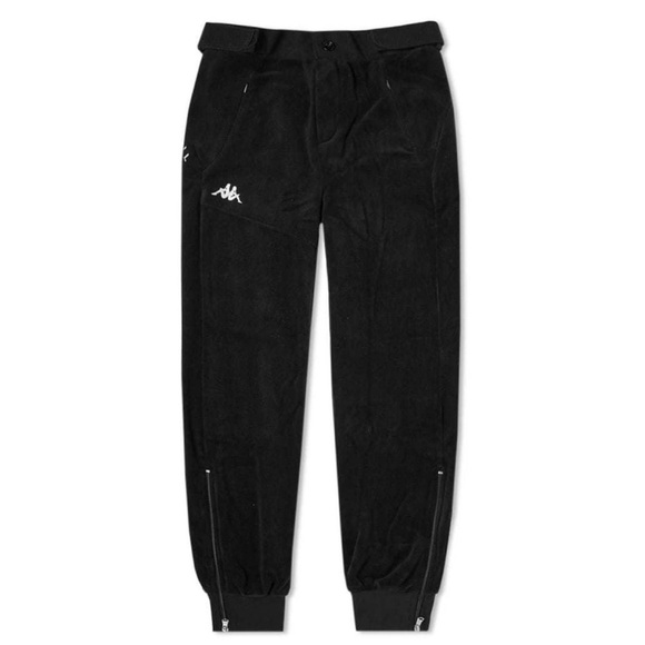 Kappa Kontroll NWT Black Waist Strap Pants Size Large Jogger Italian Streetwear